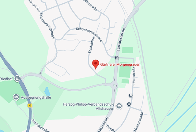 Map-Darstellung Gärtnerei Morgengrauen